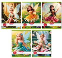 Herlitz Flower Fairy A5 16-32 2. osztályos vonalas füzet (400200792)