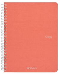 Fedrigoni Ecoqua A5 70lapos korall vonalas spirálfüzet (19148205)
