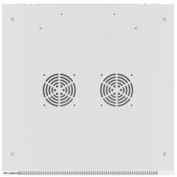 Lanberg WF01-6618-10S 19 18U SZÉL: 600 MÉLY: 600 MAG: 907 lapraszerelt üvegajtós szürke fali rack szekrény (WF01-6618-10S)