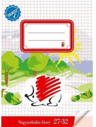 ICO Süni A5 27-32 bekötött sulikész kockás füzet (7500051001)