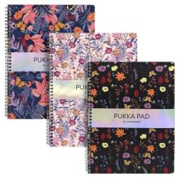 Pukka Pad Jotta Pad Bloom A4 160 oldalas vonalas spirálfüzet (A15545081)