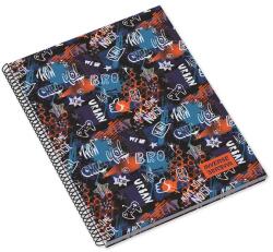 Ambar Inverse Teen A4 80 lap kockás spirálfüzet (27319106)