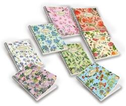 Pigna Nature Flowers A5 60lapos vonalas spirálfüzet (P1112-0331)