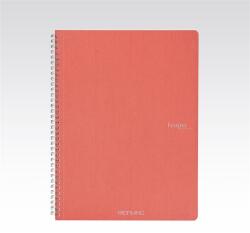Fedrigoni Ecoqua A4 70lapos korall sima spirálfüzet (19290005)