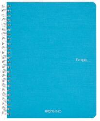 Fedrigoni Ecoqua A5 70lapos türkiz sima spirálfüzet (19148011)