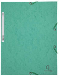 Exacompta Gumis mappa karton prespán A/4 Exacompta zöld (P2110-0596) - iroda-ellatas