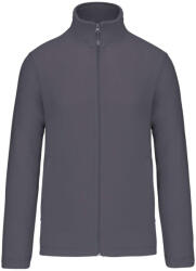 Kariban Uniszex cipzáras mikropolár pulóver, Kariban KA9102, Convoy Grey-S (ka9102cvg-s)