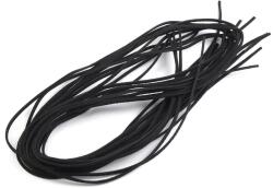 Fashion Eco bőr zsinór DIY karkötőkhöz, nyakláncokhoz, dekorokhoz, 3mm, 310118, fekete