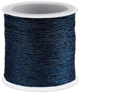 Fashion Sodrott lurex zsinór, karácsonyi, Ø0, 3mm, 50m, 310339, sötétkék