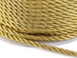 Fashion Sodrott zsinór lurexszel, arany színű, Ø2, 5mm, 20m, 510495