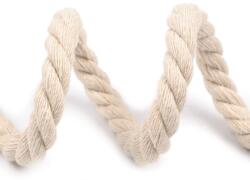 Fashion Sodrott zsinór, Ø10mm, 100% pamut, 5m, 510393, Natur