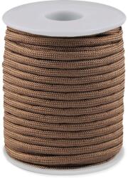 Fashion Paracord zsinór, ejtőernyő zsinór karkötőkhöz, Ø4 mm, 5m, 310177, barna