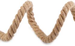 Fashion Sodrott zsinór, Ø10mm, 100% pamut, 5m, 510393, természetes rozsda