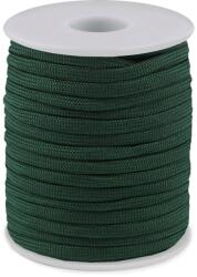 Fashion Paracord zsinór, ejtőernyő zsinór karkötőkhöz, Ø4 mm, 5m, 310177, sötétzöld