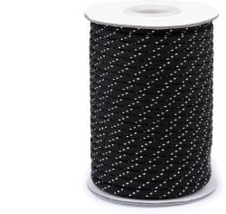 Fashion Színátmenetes paracord zsinór, ejtőernyő zsinór karkötőkhöz, Ø4 mm, 5m, 310230, fekete-fehér