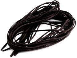 Fashion Eco bőr zsinór DIY karkötőkhöz, nyakláncokhoz, dekorokhoz, 3mm, 310118, sötétbarna