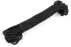  Fonott üreges zsinór papírból, Ø4mm, 25m, 310365, fekete