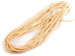 Fashion Eco bőr zsinór DIY karkötőkhöz, nyakláncokhoz, dekorokhoz, 3mm, 310118, krém