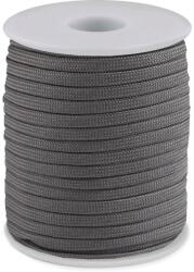 Fashion Paracord zsinór, ejtőernyő zsinór karkötőkhöz, Ø4 mm, 5m, 310177, szürke