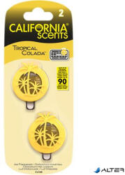 California Scents Autóillatosító, mini diffúzer, 2*3 ml, CALIFORNIA SCENTS 'Tropical Colada (UCSM17)