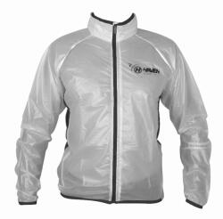 HAVEN Kerékpáros vízálló esőkabát - RAINSHIELD - fehér/fekete