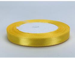  Sárga szatén szalag 1cm x 22méter - kosarbolt