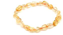 R. M. ékszer Citrin pebble karkötő 6-10mm (058426)