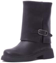 Epica Botine dama din piele naturala, Epica, 7QXS70008A 01-N, negru