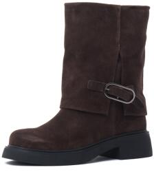 Epica Botine dama din piele intoarsa, Epica, 7QXS70008B 02-I, maro