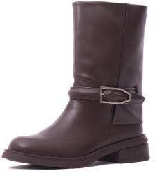 KARISMA Ghete dama din piele naturala, Karisma, V724A494H-61B-C457 02-N, maro