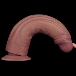 Lovetoy Vibrator cu ventuza 28 cm Dual Density Power Cock Vibrator