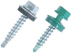 STARK FIX Șurub autoforant STARKFIX, cu cap hexagonal și șaibă EPDM, 4, 8x25, zincat, 250buc (280238) - izocor