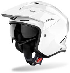Airoh Kombakt alb lucios Cască Moto Jet ECE 22.06 1150gr cu Sunvisor AIR000KRA473 (AIR000KRA473)