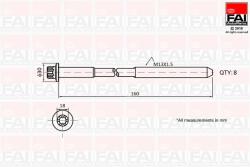 FAI AutoParts Set surub, chiulasa FAI AutoParts B1616 (B1616)