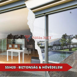 Skyfol SSI420 - Tükrös Hővédő & Biztonsági Ablakfólia (76 cm x 1 m ) (BIZ-HO-SSI420-76)