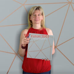 Fóliás Juci Arany Háromszögek Öntapadós Fólia (Taco Gold) (2 m x 67, 5 cm) (346-8193)