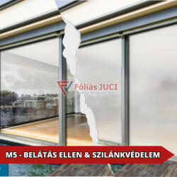 Skyfol M5 - BelátásStop - Belátás Elleni Védelem & Biztonsági Ablakfólia (1, 52 m x 1 m) (BEL-M5-152)