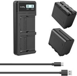 SmallRig 3823 akkumulátor töltő Elem digitális fényképezőgéphez Váltakozó áram (3823)
