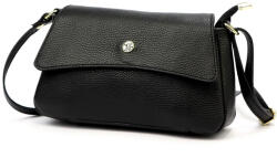 GREGORIO 1746 fekete női bőr válltáska 25 x 15 x 7.5 cm (56195)