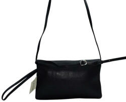 RIALTO fekete olasz női bőr válltáska 26 x 16 cm (RI2280-03)