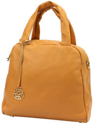 GREGORIO 1719 barna női bőr kézitáska, válltáska, oldaltáska 32 x 32 x 16 cm (51763)