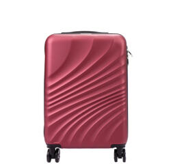 GREGORIO bordó keményfalú ABS kabinbőrönd 55 x 38 x 22 cm (48048)