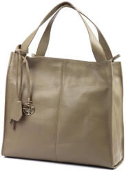 GREGORIO 1725 DOLLARO taupe női bőr válltáska, shopper 39 x 38 x 14 cm (58618)