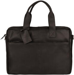  Burkely Vintage River fekete bőr laptoptartós, oldaltáska 15, 6 (9007970-22-10)