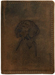  Giorgio Carelli bőr vadászengedély tartó, kártyatartó vizsla mintával 10 x 14 cm (413351-610)