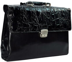  Rialto tripla rekeszes olasz női bőr aktatáska, kroko 37x26 cm (CR8-705-03)