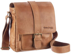 Greenland Nature uniszex bőr válltáska, oldaltáska 24 x 28 cm (GL-1024)