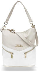  Zellia női krém-fehér válltáska, oldaltáska 38 × 25 cm (Z-08507105)