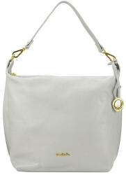 Pierre Cardin FRZ 1598 szürke női bőr kézitáska, válltáska 40 x 31 x 14 cm (22458)