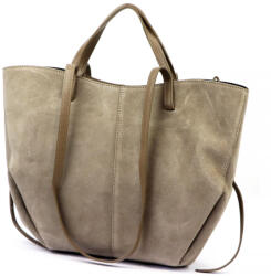  Luka 24-082 D drapp női bőr válltáska, oldaltáska 43 x 30 x 13 cm (58002)